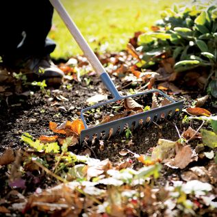 Tuin hark, essenhout 1320 mm