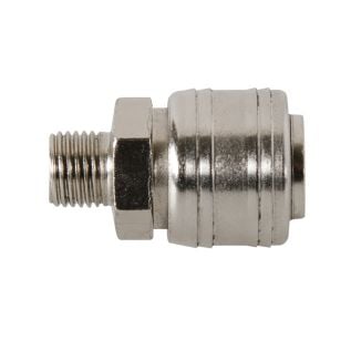 EU luchtslang snelkoppeling, mannelijke draad 1/4" BSP