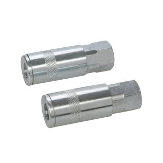 Perslucht snelkoppeling, 2 pk. 1/4" BSP
