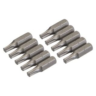 Cr-V Torx schroevendraaier bits, 10 pk.