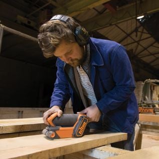 64 mm handpalm bandschuurmachine 450 W TCMBS