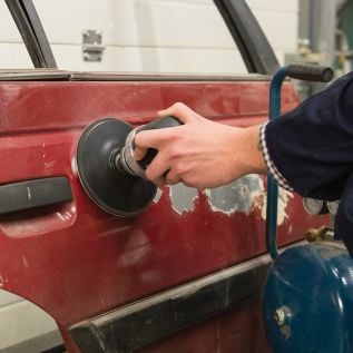 Pneumatische schuurmachine 150 mm