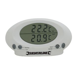 Binnen/buiten thermometer -50°C tot + 70°C