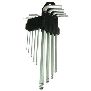 9-delige balkop inbussleutel set, Expert 1,5 - 10 mm