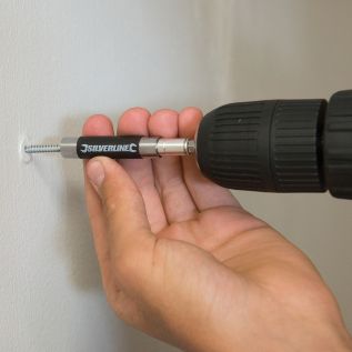 Intrekbare schroefhouder 1/4", 6-hoekige schacht