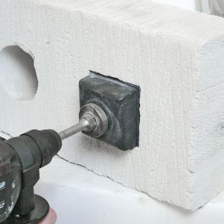 Vierkante gatenboor 77 x 77 mm