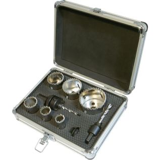 11-delige diamant gatenzaag set 19 - 57 mm