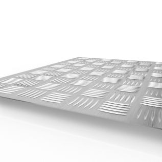 Aluminium Tranenplaat 2000x1000 MM 5754 H114