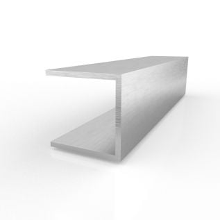 Aluminium U-profiel gel. 10 MM 6060 T6