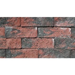 Rood-Zwart Splijtblokken 300 x 150 x 100 mm