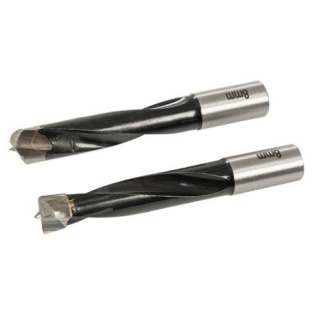 8 mm deuvelmachine boor bits, 2 pk.