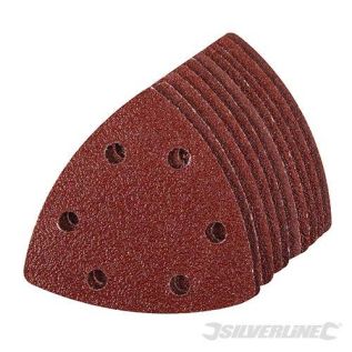 90 mm driehoekige klittenband schuurvellen, 10 pk.