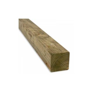 Vuren C Geschaafd Ronde Hoek Verduurzaamd FSC 75x75mm