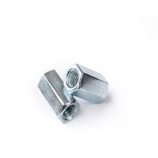 D6334 RVS A2 Zeskant verbindingsmoer