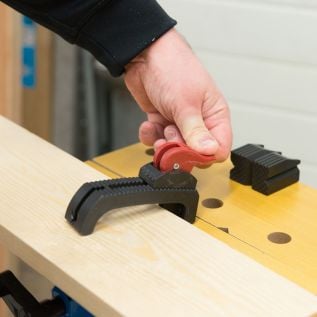 Werkbank klem, 2 pk. 2-delige set