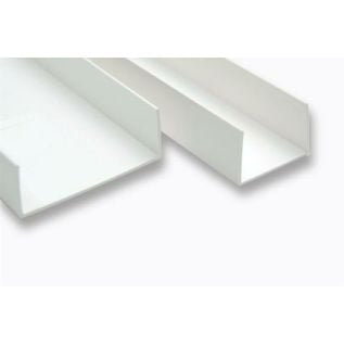 Cellenbeton U-profiel wit kunststof