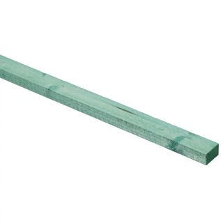 Vuren Panlat Geïmpregneerd Ruw FSC 25x38mm